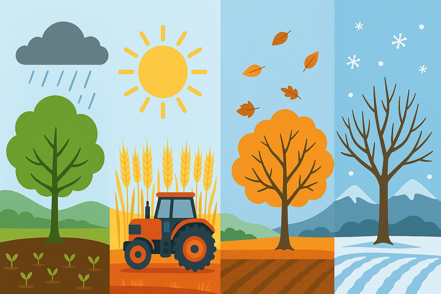 Seasonal Weather Changes and Their Impact on Georgian Agriculture